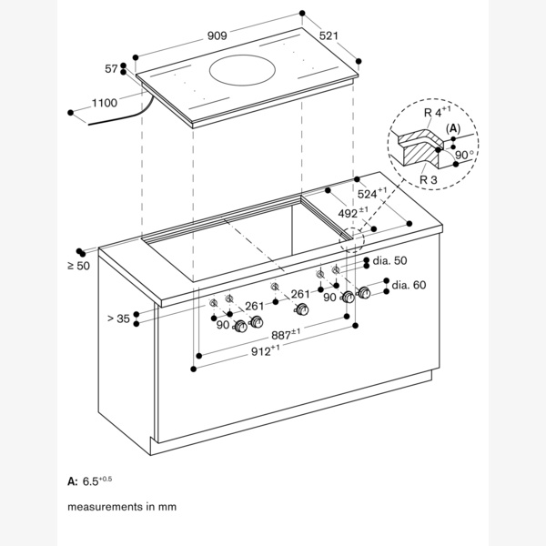 Gaggenau 400 Series Flex Induction Hob