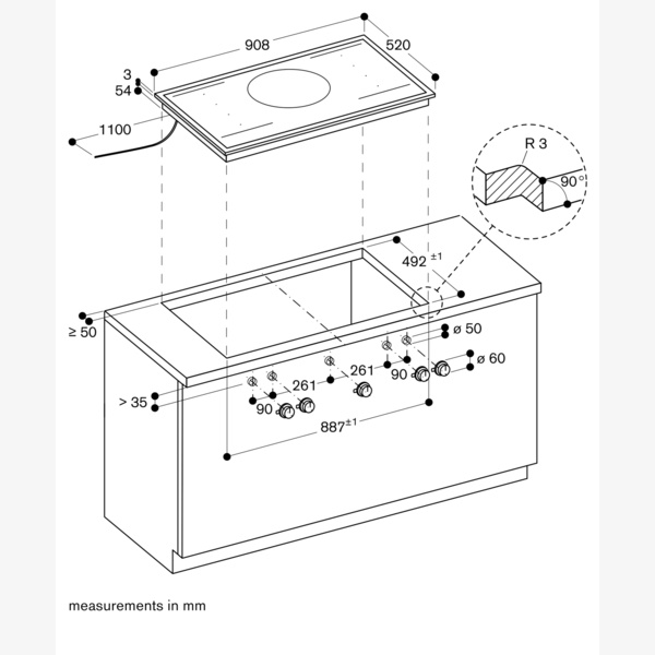 Gaggenau 400 Series Flex Induction Hob