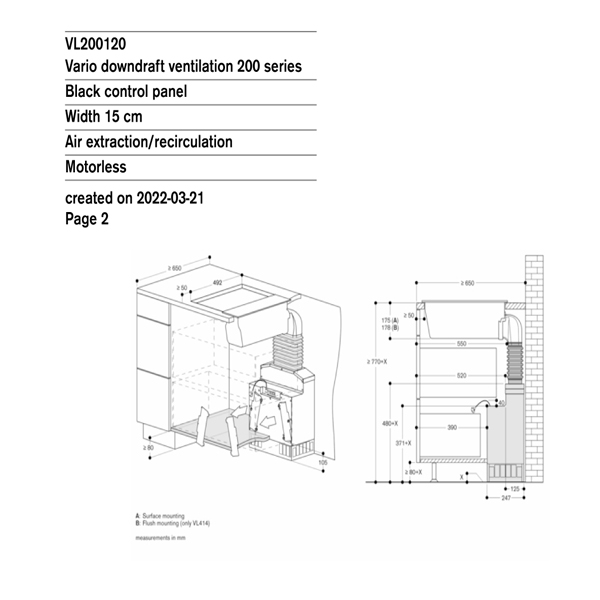 Gaggenau VL200120 Downdraft- Diagram 1.jpg