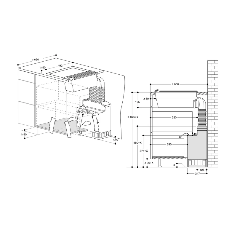 Gaggenau VL200120 200 Series Vario Domino Downdraft