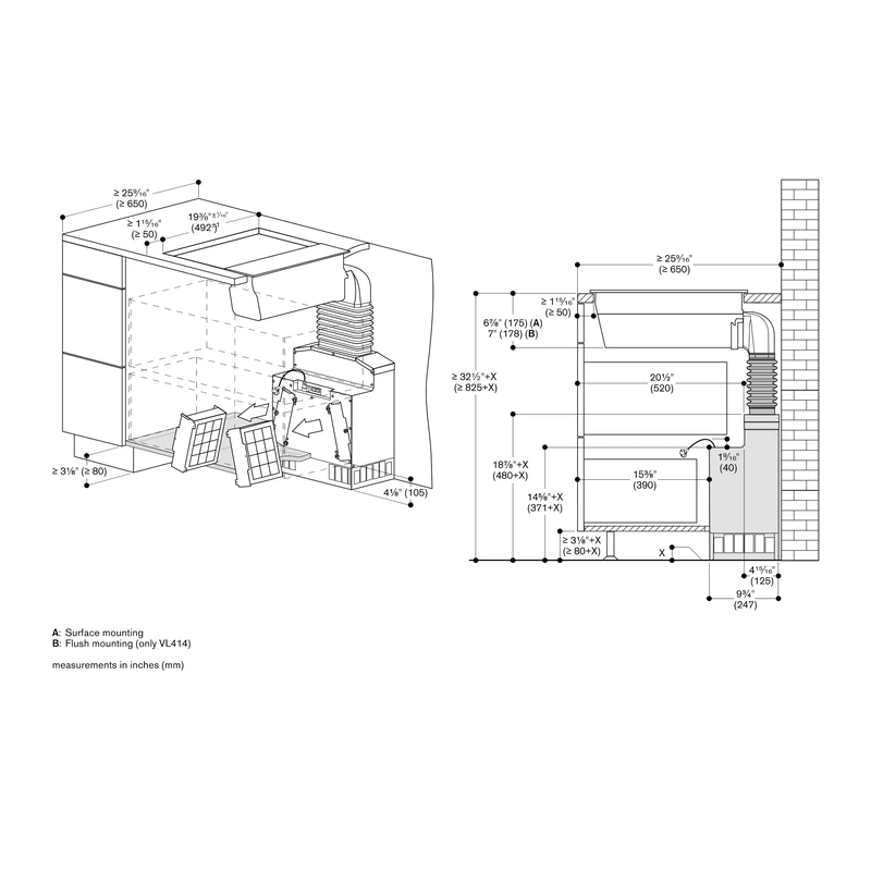 Gaggenau VL200120 200 Series Vario Domino Downdraft