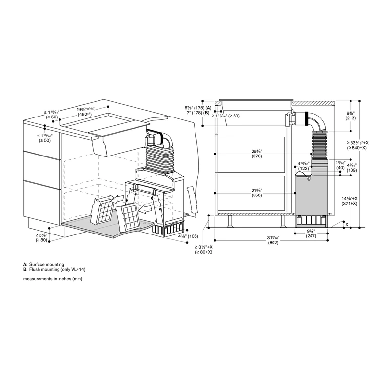 Gaggenau VL200120 200 Series Vario Domino Downdraft