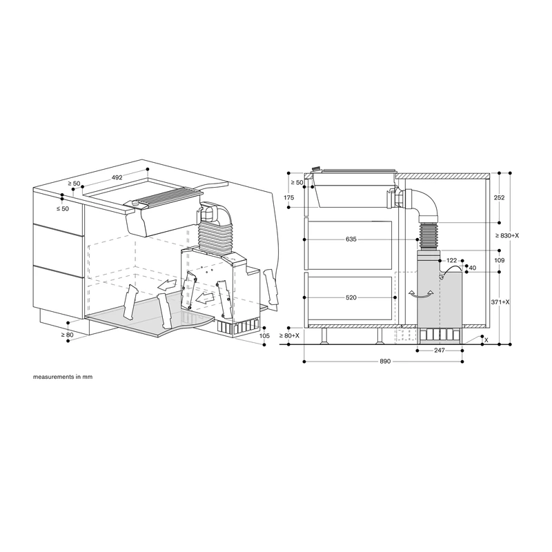 Gaggenau VL200120 200 Series Vario Domino Downdraft