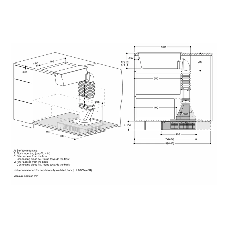 Gaggenau VL200120 200 Series Vario Domino Downdraft