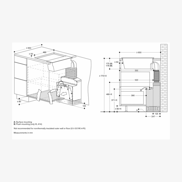 Gaggenau 200 Series Vario Domino Downdraft