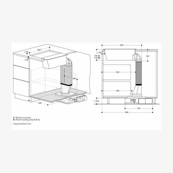 Gaggenau 200 Series Vario Domino Downdraft
