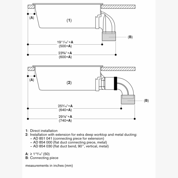 Gaggenau 200 Series Vario Domino Downdraft