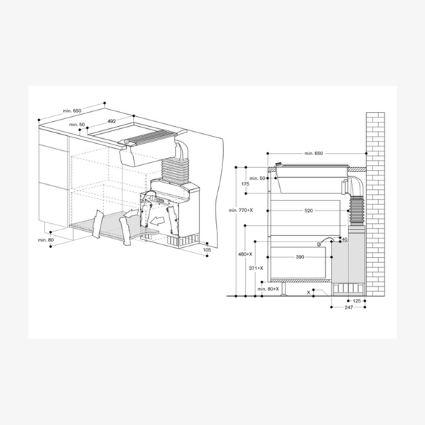Gaggenau 200 Series Vario Domino Downdraft