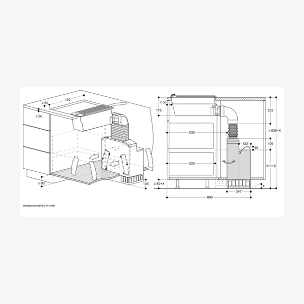 Gaggenau 200 Series Vario Domino Downdraft