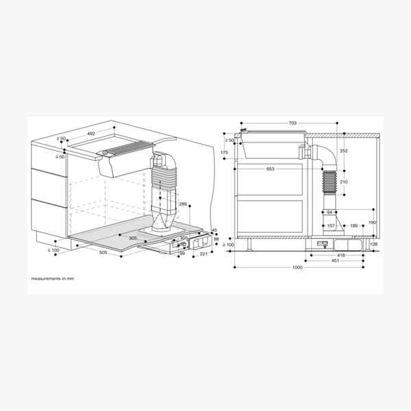 Gaggenau 200 Series Vario Domino Downdraft
