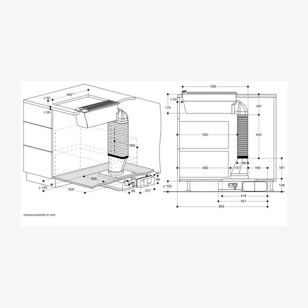 Gaggenau 200 Series Vario Domino Downdraft
