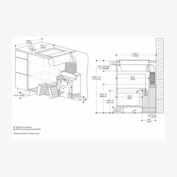 Gaggenau 200 Series Vario Domino Downdraft