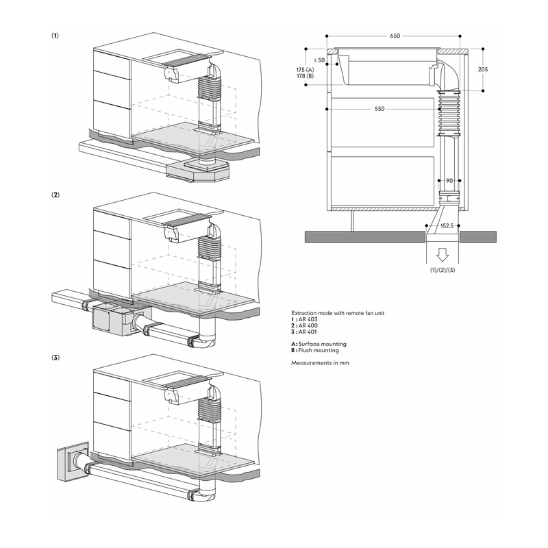 Gaggenau VL414115 400 Series Domino Downdraft