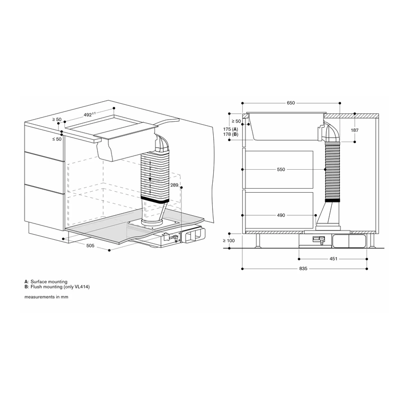 Gaggenau VL414115 400 Series Domino Downdraft