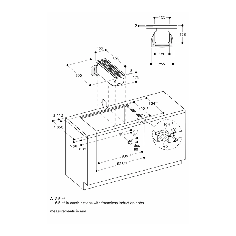 Gaggenau VL414115 400 Series Domino Downdraft