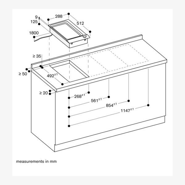 Gaggenau 200 Series Domino Teppan Yaki