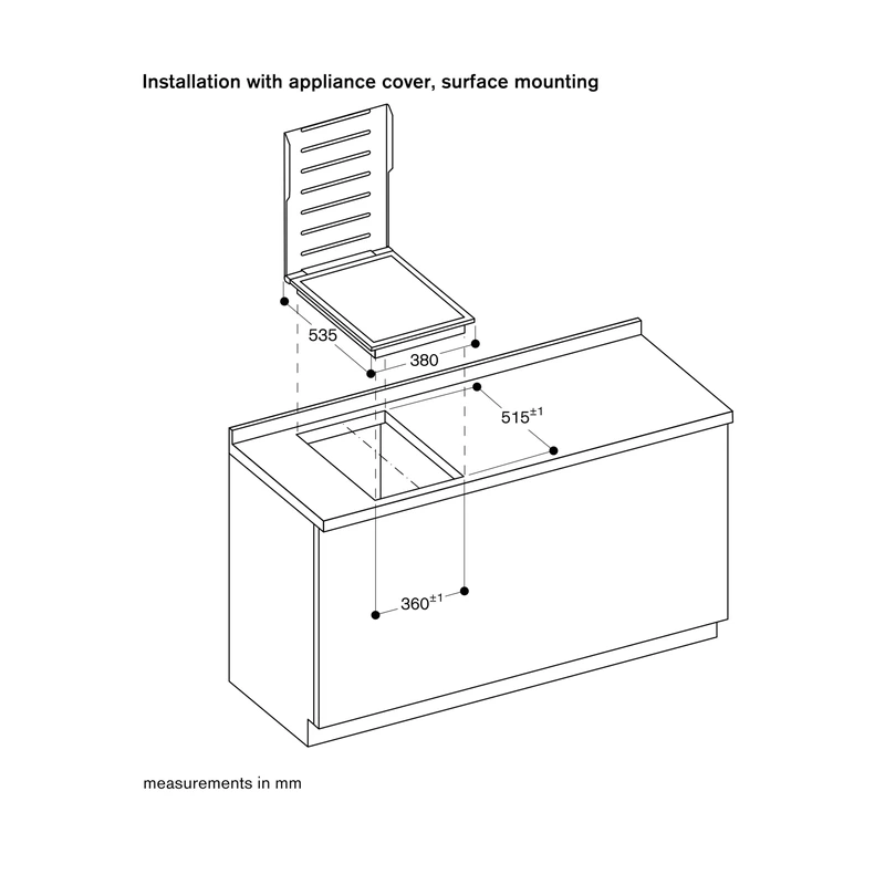 Gaggenau VR414115 400 Series Domino BBQ Grill