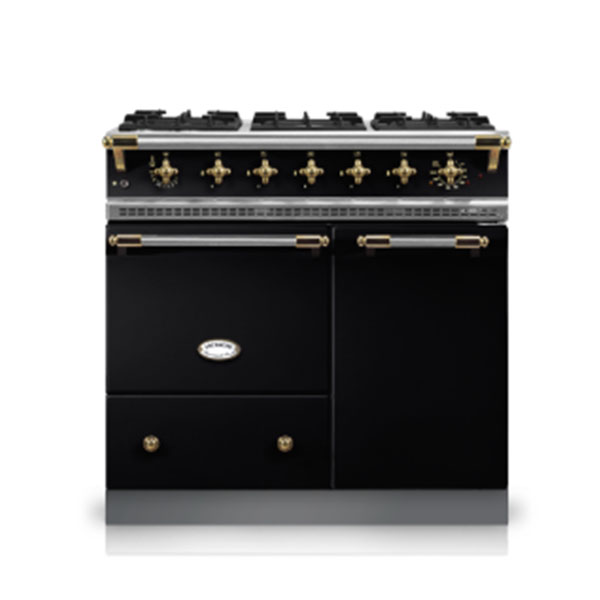 Lacanche LG962CTDBKB Classic Beaune 900mm Freestanding Cooker With 6 Burners and Electric Ovens
