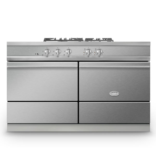 Lacanche LMG1432CTSSNBSS Chalonnais Modern 1405mm Freestanding Cooker With Classic Hob 3 Burners and Electric Ovens