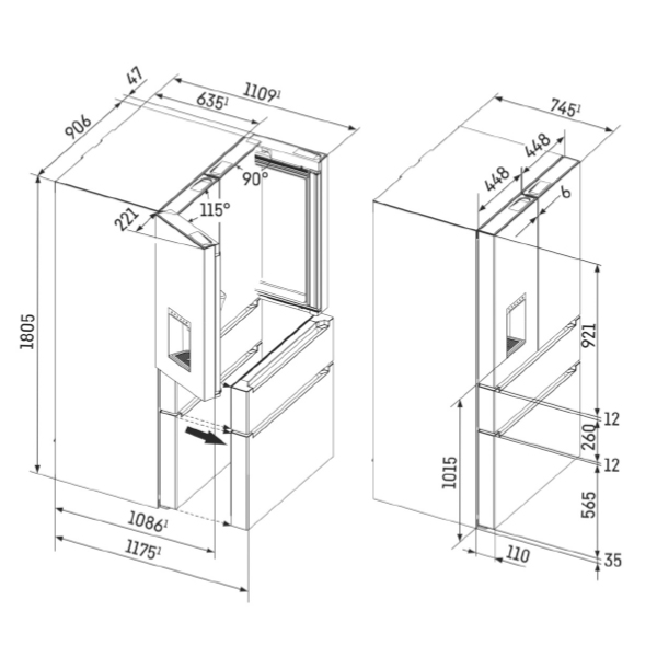Liebherr Prime Fridge Freezer