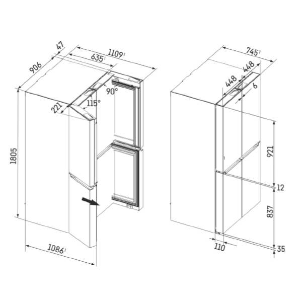 Liebherr Plus Fridge Freezer