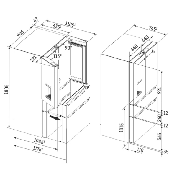 Liebherr Prime Fridge Freezer