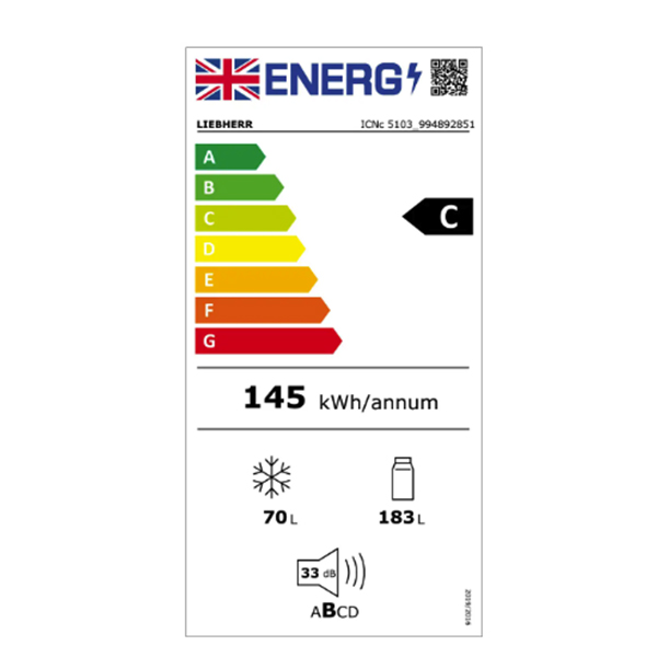 Liebherr Pure Fridge Freezer