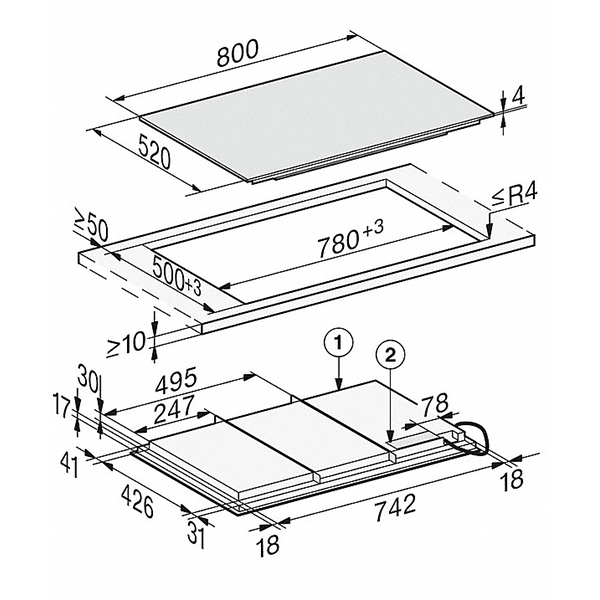 Miele KM7678FLFS Induction Hob.jpg