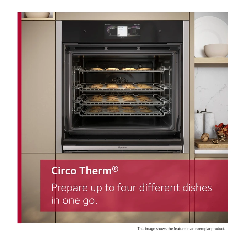 Neff B69FS5CY0A N90 Flex Design Single Oven inc Full Steam