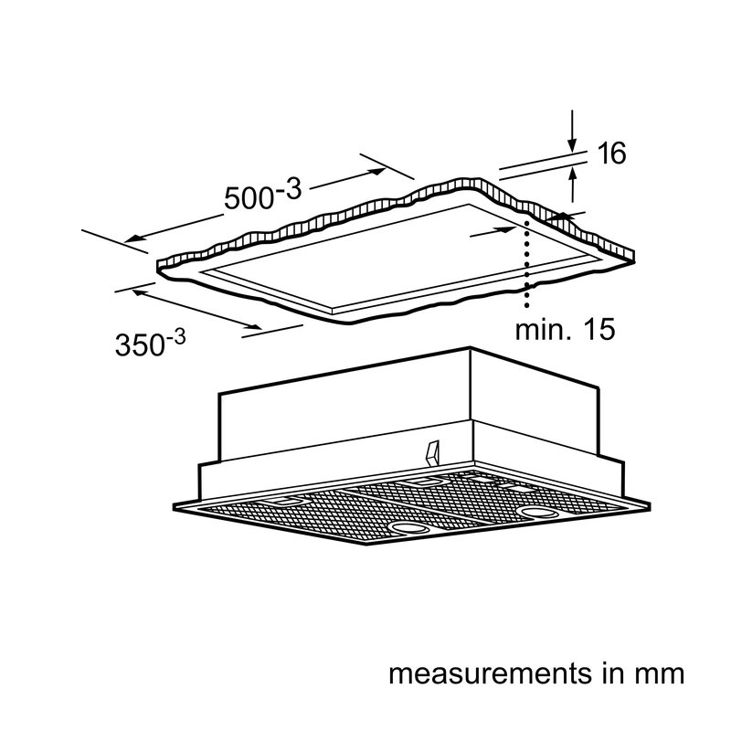 Neff D5655X2GB N70 Canopy Hood