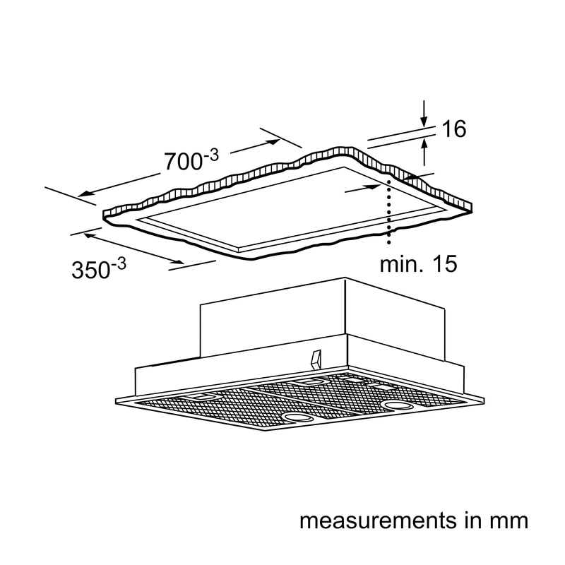 Neff D5855X2GB N30 Canopy Hood