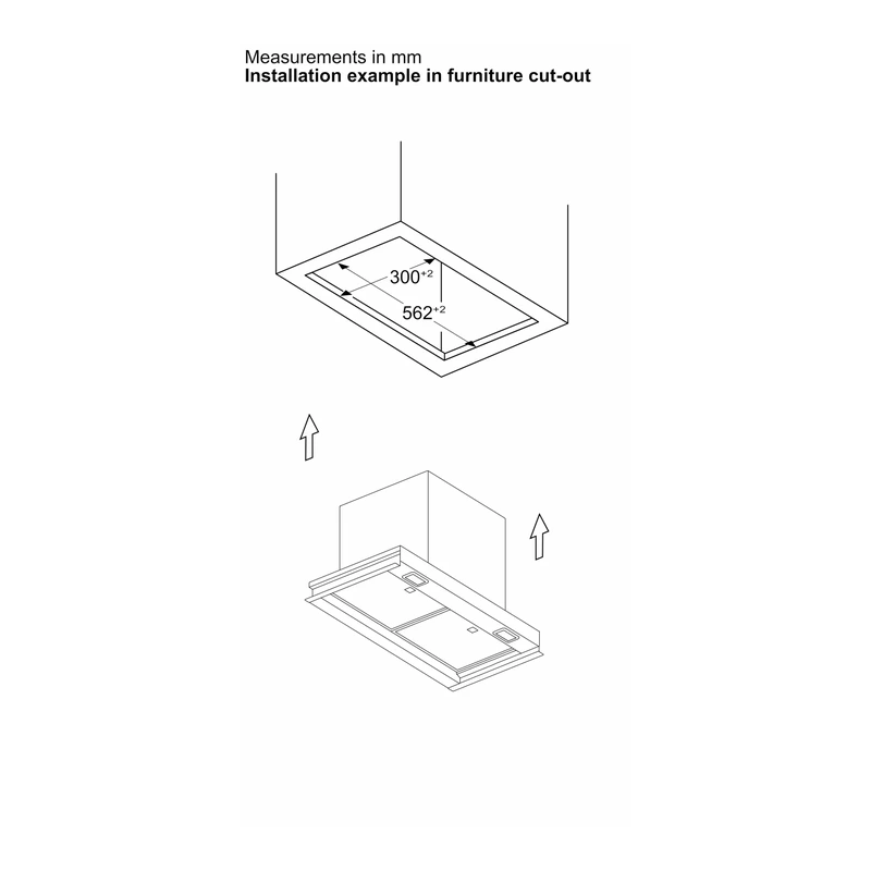 Neff D68XET2S0B N90 Canopy Hood