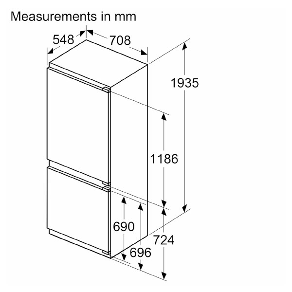 Neff N70 Fridge Freezer
