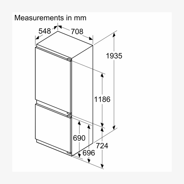 Neff N70 Fridge Freezer