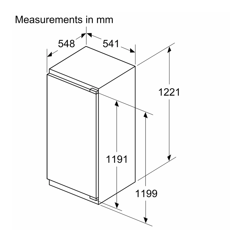 Neff KI1412FE1G N50 Larder Fridge