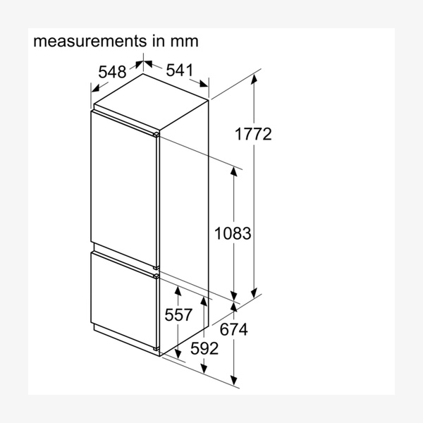 Neff N50 Fridge Freezer