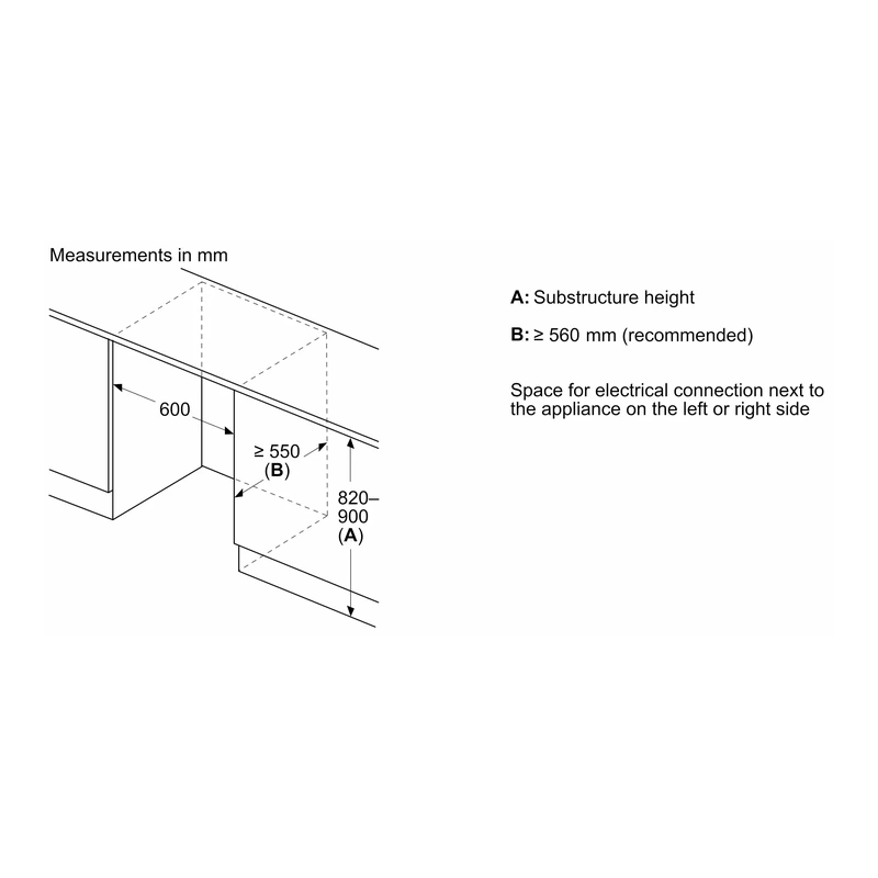Neff KU2222FD0G N50 Fridge inc Ice Box