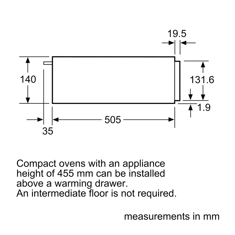 Neff N1AHA01N0B N50 Warming Drawer