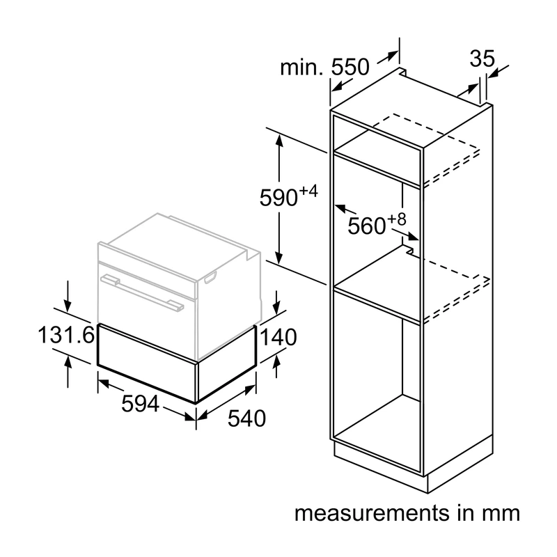 Neff N1AHA01N0B N50 Warming Drawer