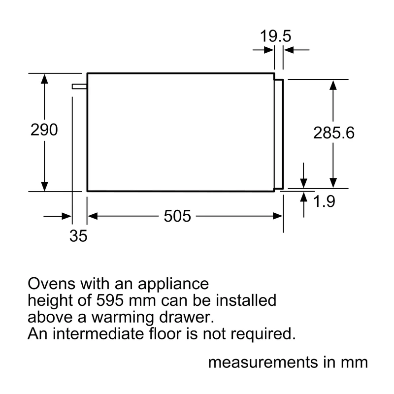 Neff N1AHA02N0B N50 Warming Drawer