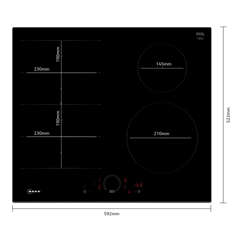 Neff T66FHE4L0 N70 FlexInduction Hob