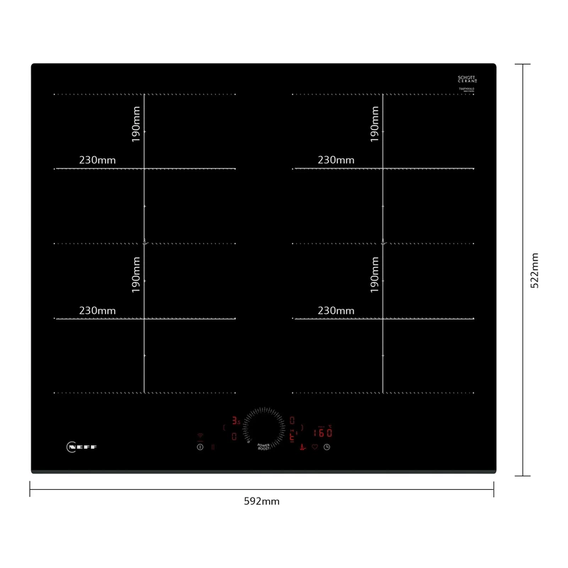 Neff T66FHX4L0 N70 FlexInduction Hob