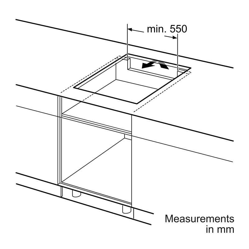Neff T66NUX4A0 N90 Venting FlexInduction Hob