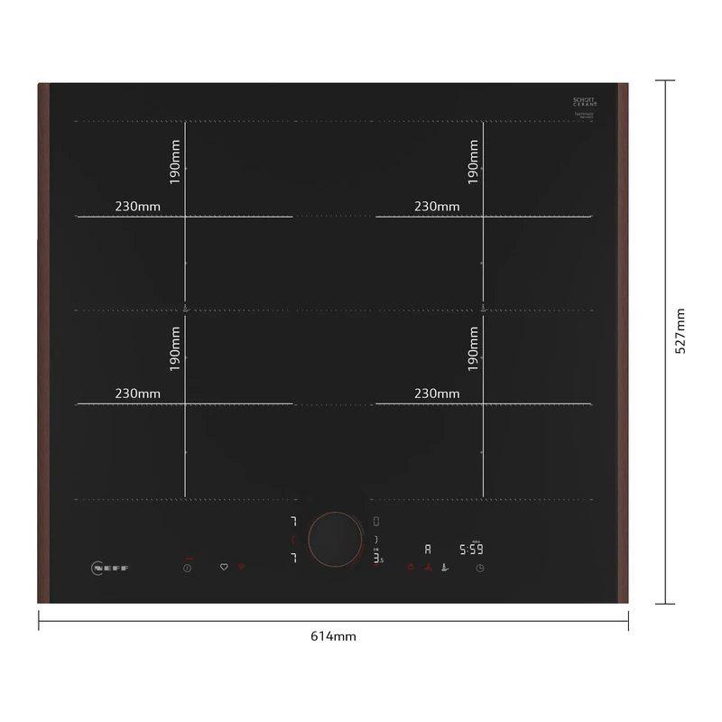 Neff T66YYY4C0 N90 Flex Design FlexInduction Hob