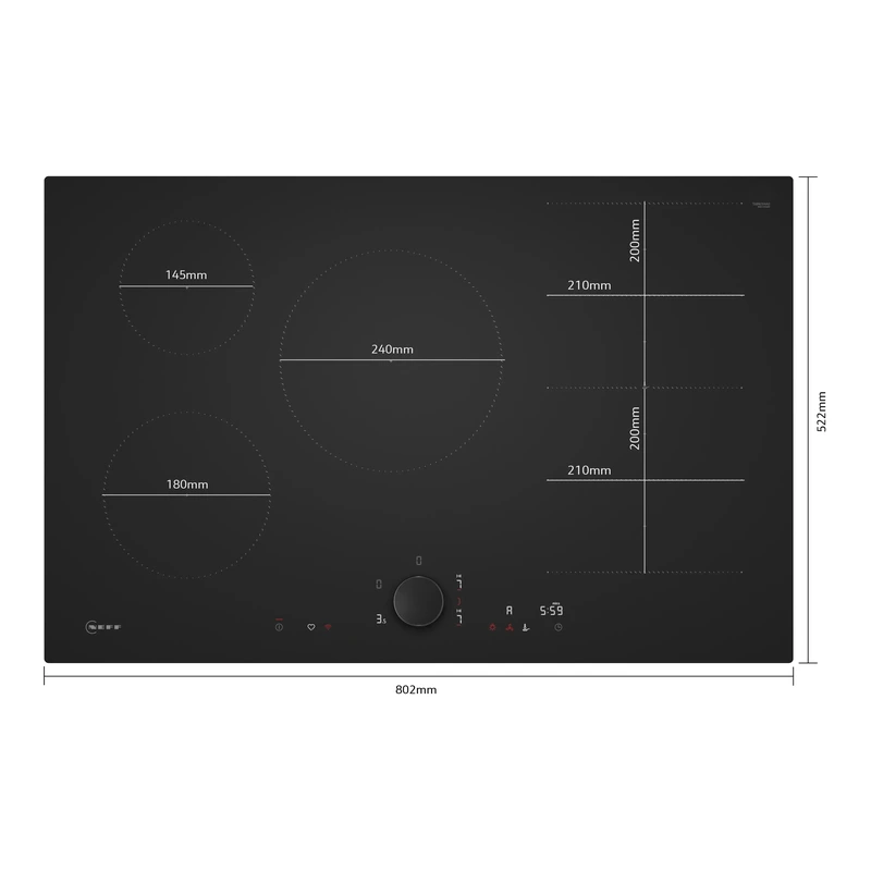 Neff T68NUV4A0 N90 Venting FlexInduction Hob