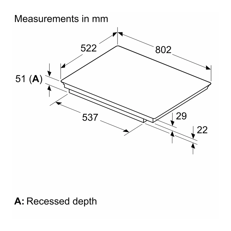 Neff T68NUV4A0 N90 Venting FlexInduction Hob