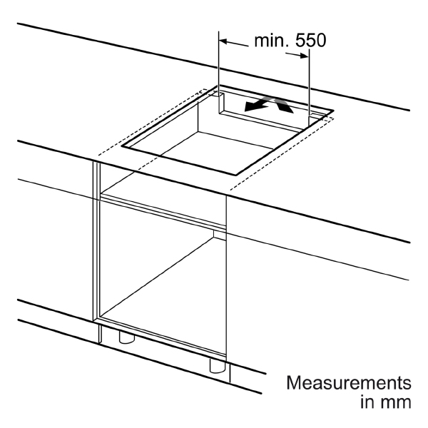 Neff T68NUV4A0 N90 Venting FlexInduction Hob