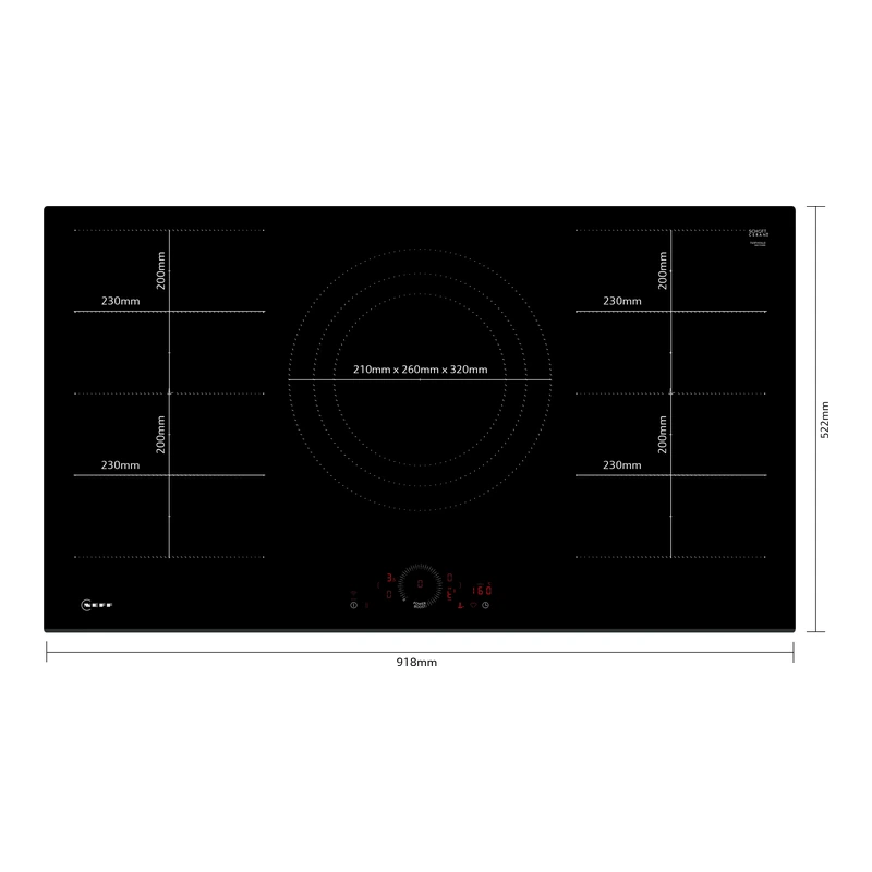 Neff T69FHV4L0 N70 FlexInduction Hob