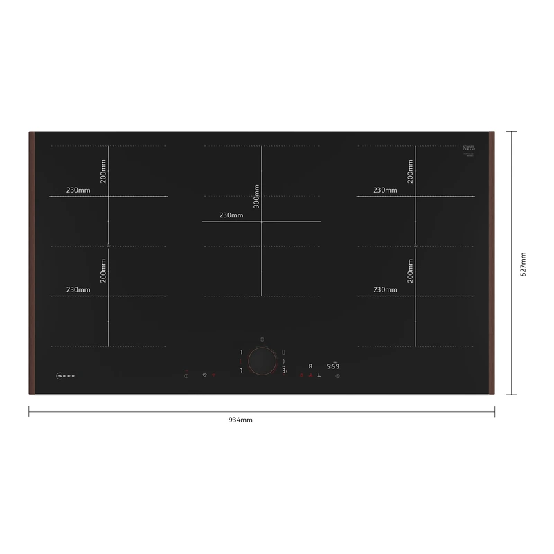 Neff T69YYX4C0 N90 Flex Design FlexInduction Hob