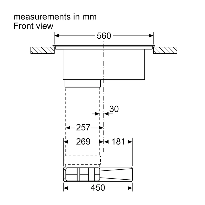 Neff V56NBS1L0 N50 Venting Induction Hob